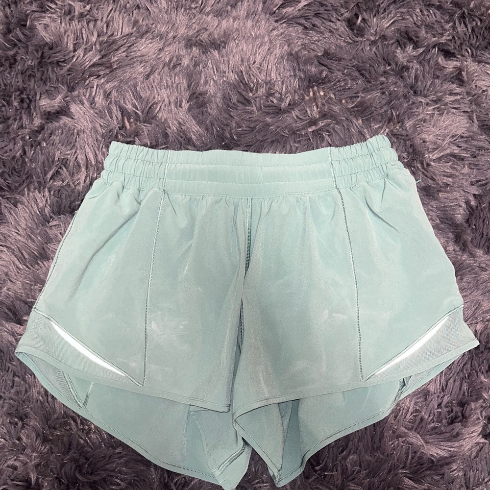 Lululemon Hotty Hot Shorts Light Green Size 6